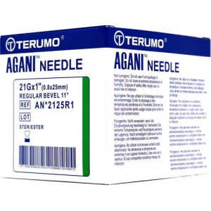 Terumo Needle 21G 25mm Green