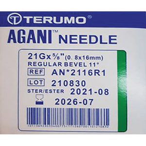 Terumo Needle 21G 16mm Green