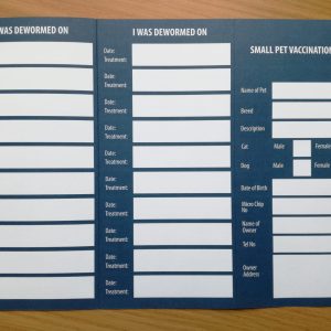 Generic Vaccination Cards (50 cards)