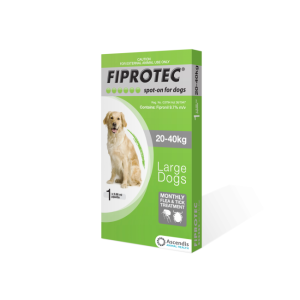 Fiprotec Dog 20-40kg (Green)