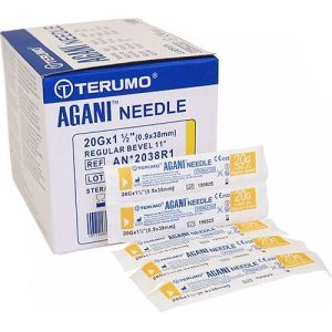 Terumo Needle 20G 38mm Yellow
